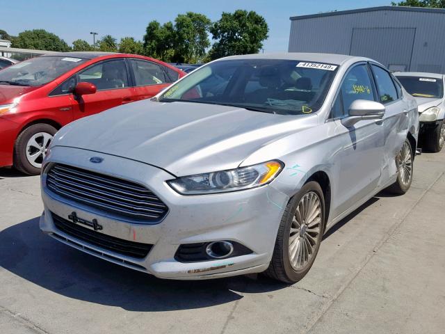 3FA6P0K98GR124258 - 2016 FORD FUSION TIT SILVER photo 2