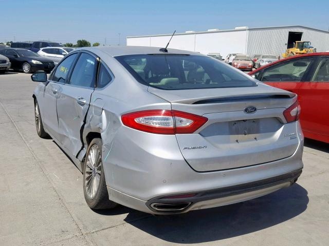 3FA6P0K98GR124258 - 2016 FORD FUSION TIT SILVER photo 3