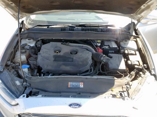 3FA6P0K98GR124258 - 2016 FORD FUSION TIT SILVER photo 7