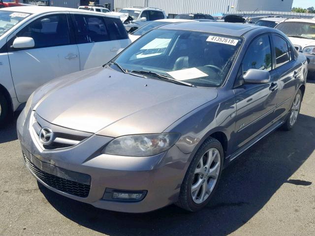 JM1BK324171682394 - 2007 MAZDA 3 S GRAY photo 2