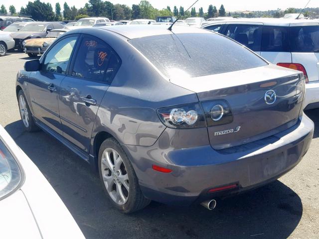 JM1BK324171682394 - 2007 MAZDA 3 S GRAY photo 3