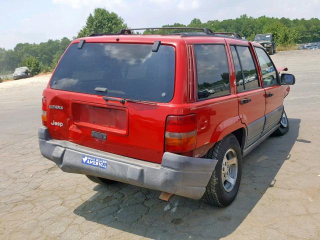 1J4FX58S4WC147769 - 1998 JEEP GRAND CHER RED photo 4