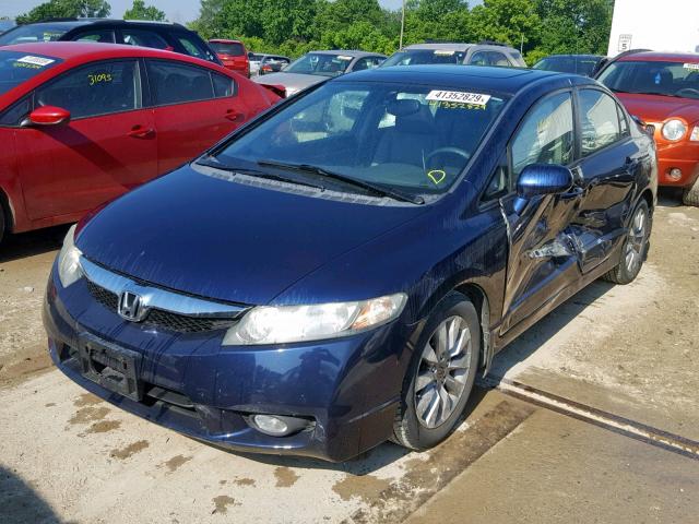 19XFA1F91AE003405 - 2010 HONDA CIVIC EXL 蓝色 照片 2