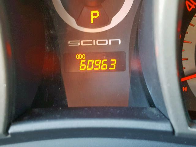 JTKJF5C77D3046012 - 2013 TOYOTA SCION TC შავი ფოტო 8