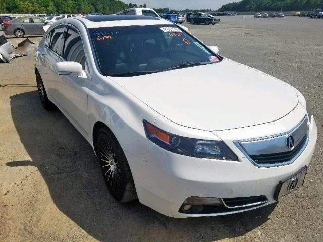 19UUA8F57DA011045 - 2013 ACURA TL TECH WHITE photo 1