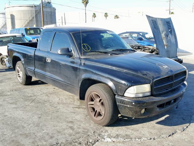 1B7GL32Z82S631489 - 2002 DODGE DAKOTA SPO BLACK photo 1