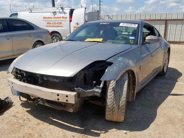 JN1AZ34D25M606024 - 2005 NISSAN 350Z COUPE SILVER photo 2