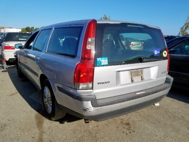 YV1SW64A242393842 - 2004 VOLVO V70 SILVER photo 3