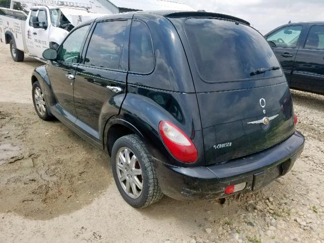 3A8FY68B57T600224 - 2007 CHRYSLER PT CRUISER BLACK photo 3