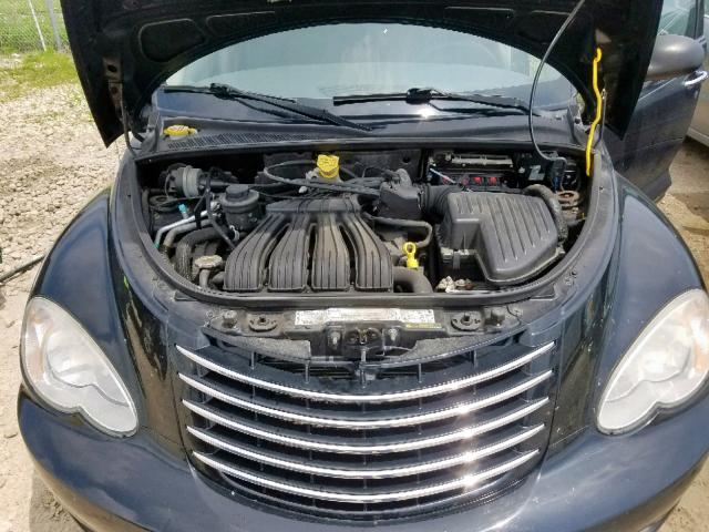 3A8FY68B57T600224 - 2007 CHRYSLER PT CRUISER BLACK photo 7