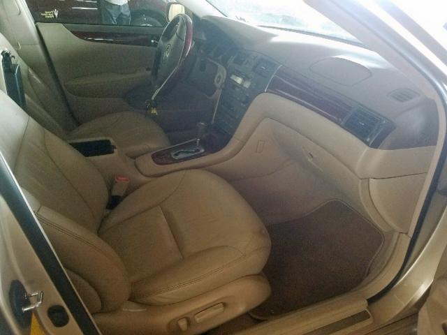 JTHBF30GX36017765 - 2003 LEXUS ES 300 TAN photo 5