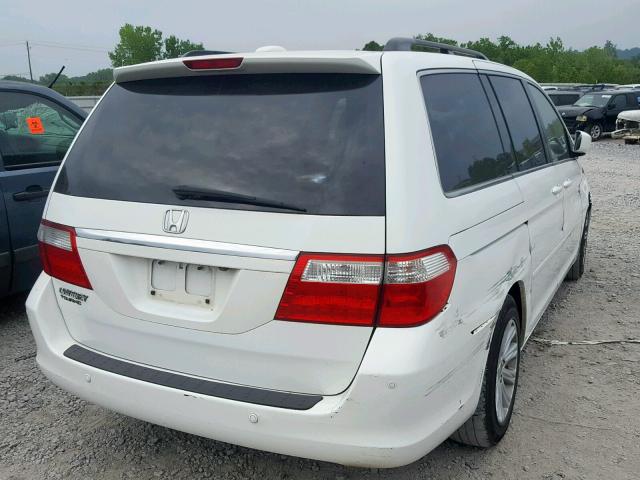 5FNRL38856B121210 - 2006 HONDA ODYSSEY TO WHITE photo 4