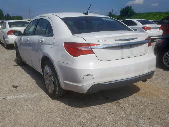 1C3CCBAB1DN705886 - 2013 CHRYSLER 200 LX WHITE photo 3