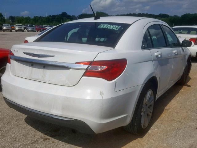 1C3CCBAB1DN705886 - 2013 CHRYSLER 200 LX WHITE photo 4