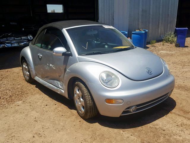 3VWCK21Y53M319111 - 2003 VOLKSWAGEN NEW BEETLE ვერცხლისფერი ფოტო 1