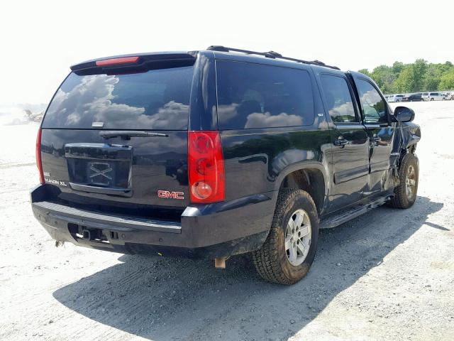 1GKFK163X7R259293 - 2007 GMC YUKON XL K BLACK photo 4