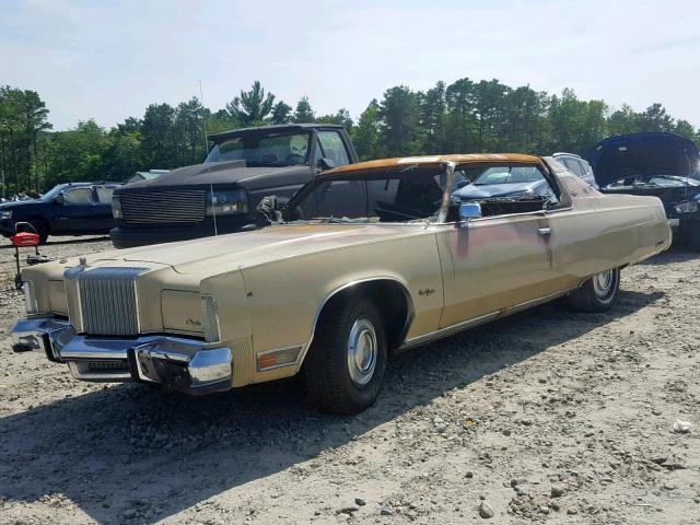 CS23T7C152945 - 1977 CHRYSLER NEW YORKER TAN photo 2