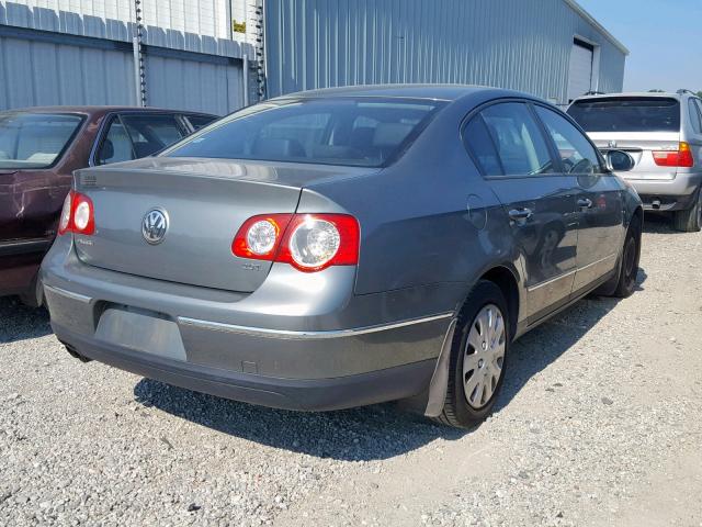 WVWJK73CX7P029388 - 2007 VOLKSWAGEN PASSAT GRAY photo 4