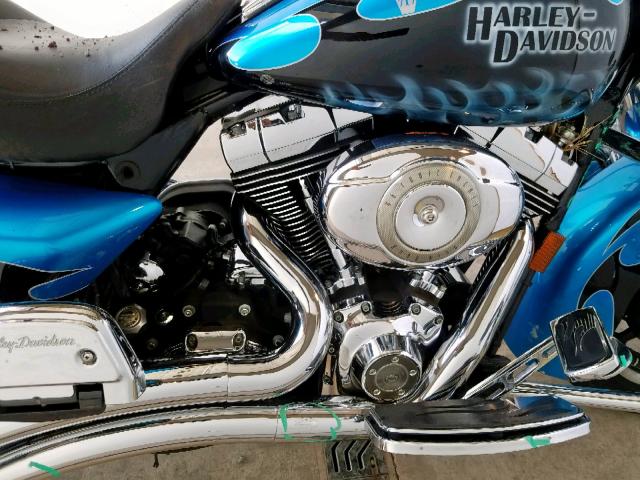 1HD1FB4198Y621704 - 2008 HARLEY-DAVIDSON FLHR BLUE photo 7