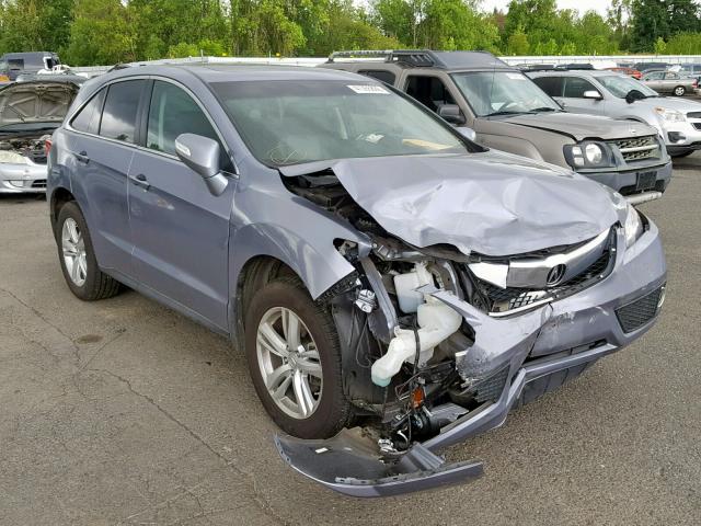 5J8TB4H51FL011967 - 2015 ACURA RDX TECHNO SILVER photo 1