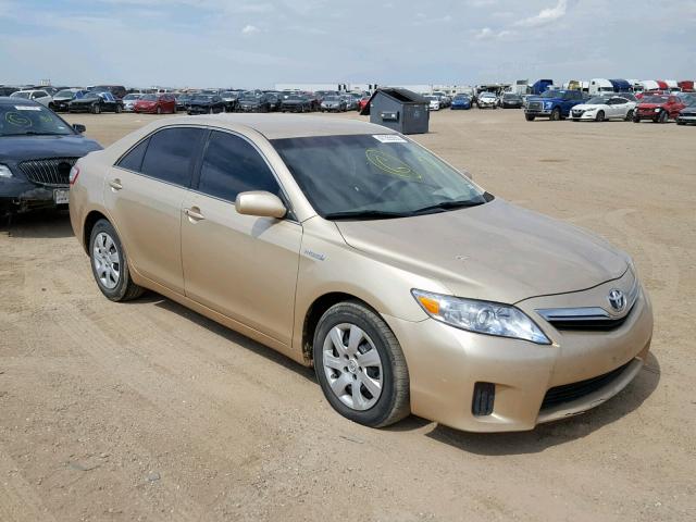 4T1BB3EK5BU134718 - 2011 TOYOTA CAMRY HYBR GOLD photo 1