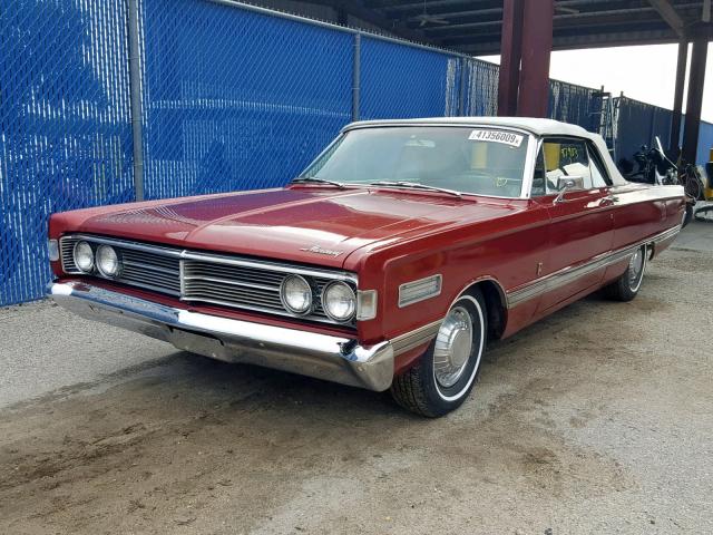 6W65M550185 - 1966 MERCURY PARKLANE BURGUNDY photo 2