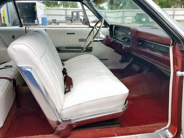 6W65M550185 - 1966 MERCURY PARKLANE BURGUNDY photo 5