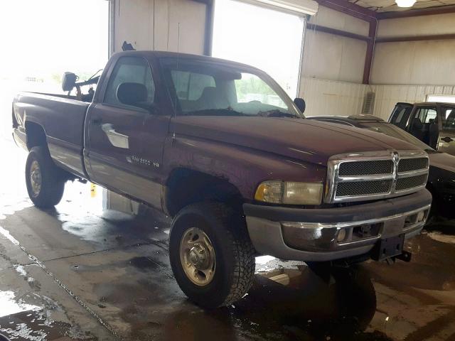 3B7KF26ZXYM208646 - 2000 DODGE RAM 2500 RED photo 1