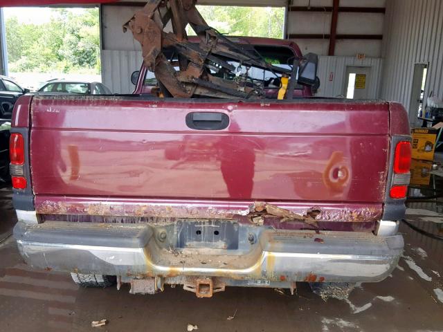 3B7KF26ZXYM208646 - 2000 DODGE RAM 2500 RED photo 9