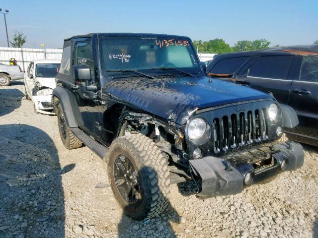 1C4AJWAG1FL754354 - 2015 JEEP WRANGLER S BLACK photo 1