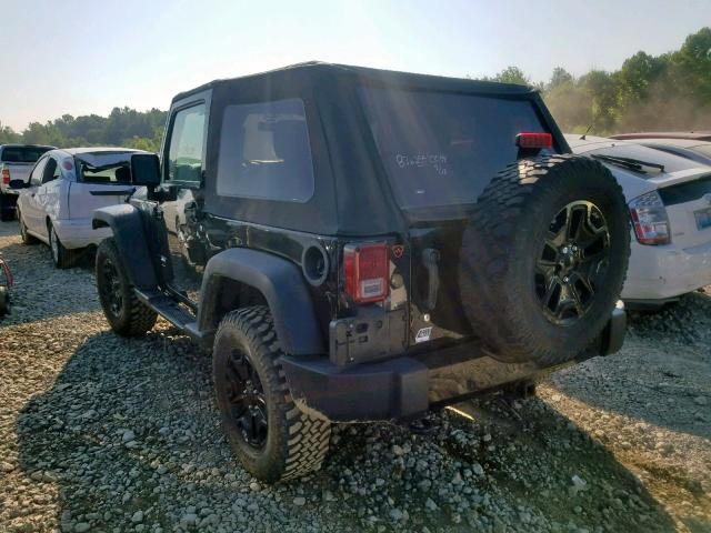 1C4AJWAG1FL754354 - 2015 JEEP WRANGLER S BLACK photo 3