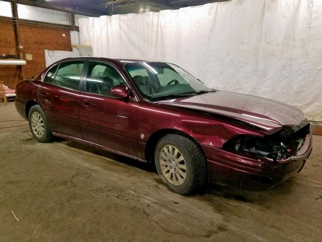 1G4HP52K85U152162 - 2005 BUICK LESABRE CU BURGUNDY photo 1