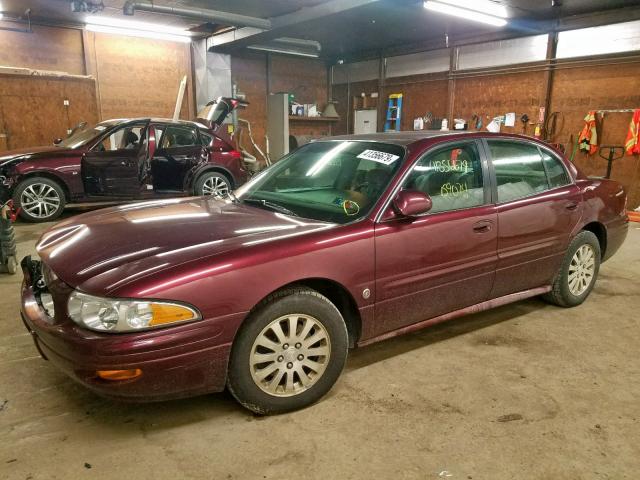 1G4HP52K85U152162 - 2005 BUICK LESABRE CU BURGUNDY photo 2