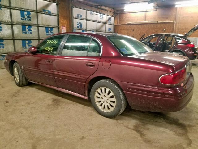 1G4HP52K85U152162 - 2005 BUICK LESABRE CU BURGUNDY photo 3