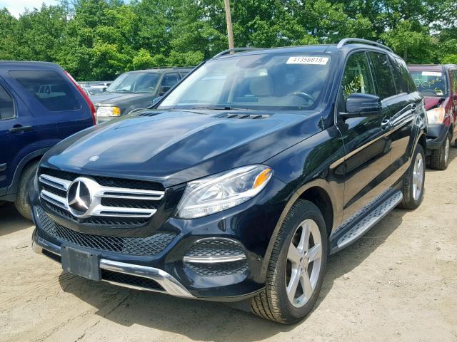 4JGDA5HB7HA831224 - 2017 MERCEDES-BENZ GLE 350 4M BLACK photo 2