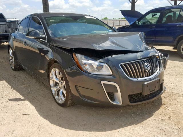 2G4GV5GV6D9147624 - 2013 BUICK REGAL GS GRAY photo 1