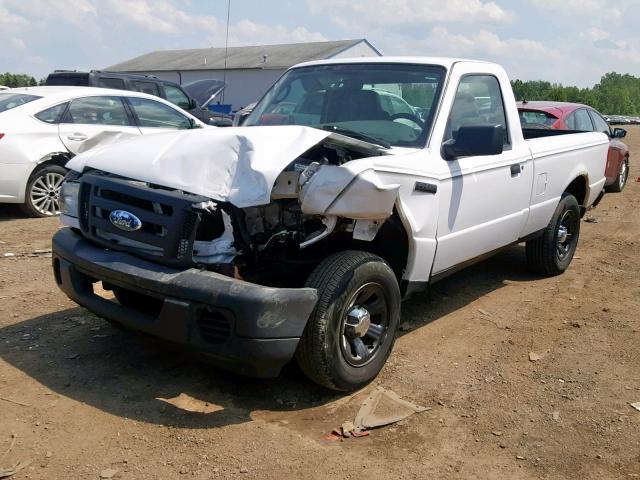 1FTYR10D58PA74390 - 2008 FORD RANGER WHITE photo 2