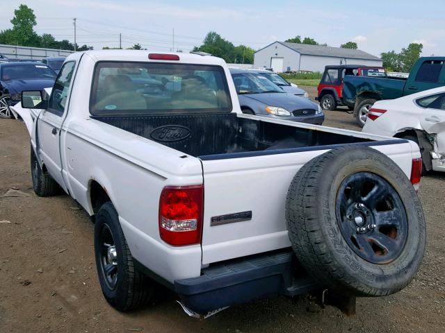 1FTYR10D58PA74390 - 2008 FORD RANGER WHITE photo 3