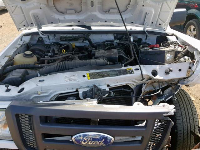 1FTYR10D58PA74390 - 2008 FORD RANGER WHITE photo 7