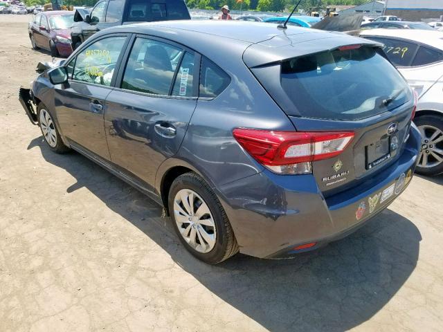 4S3GTAA66J3714083 - 2018 SUBARU IMPREZA GRAY photo 3