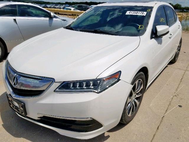 19UUB1F59GA013825 - 2016 ACURA TLX TECH WHITE photo 2