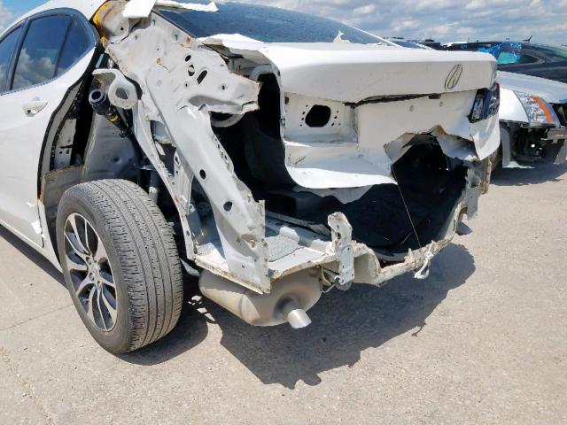 19UUB1F59GA013825 - 2016 ACURA TLX TECH WHITE photo 9