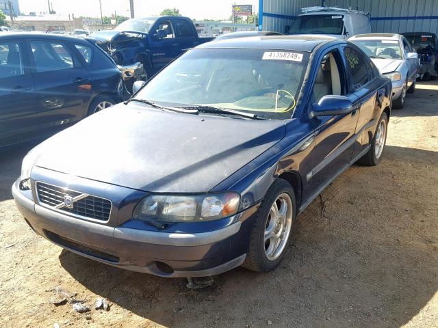 YV1RS61T432263222 - 2003 VOLVO S60 BLUE photo 2