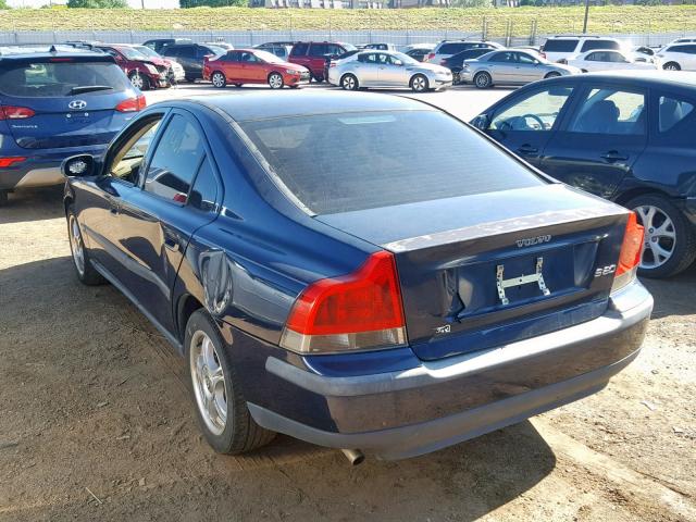 YV1RS61T432263222 - 2003 VOLVO S60 BLUE photo 3