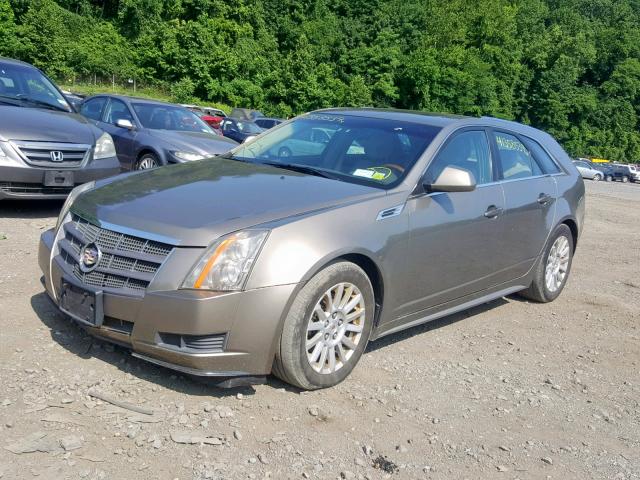 1G6DG8EG3A0128996 - 2010 CADILLAC CTS LUXURY GRAY photo 2