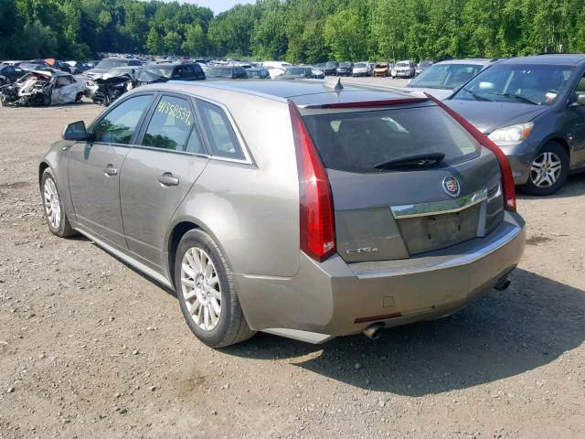 1G6DG8EG3A0128996 - 2010 CADILLAC CTS LUXURY GRAY photo 3