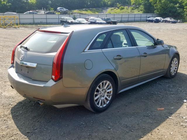 1G6DG8EG3A0128996 - 2010 CADILLAC CTS LUXURY GRAY photo 4