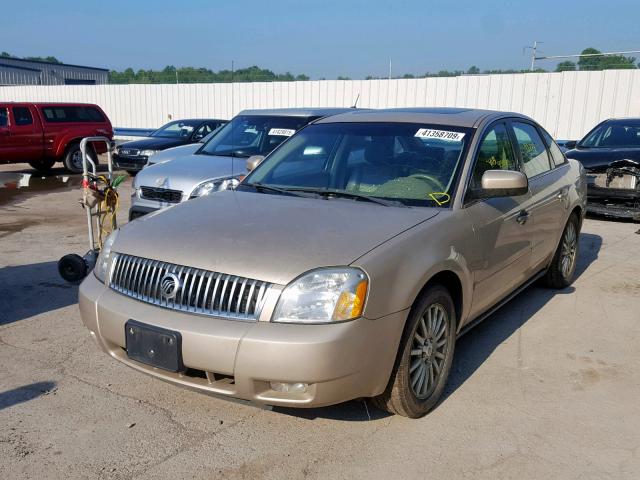 1MEHM43155G616180 - 2005 MERCURY MONTEGO PR GOLD photo 2