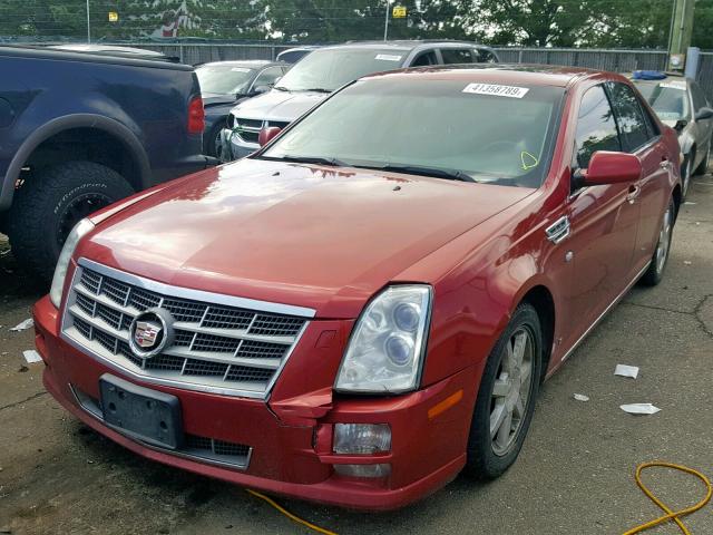 1G6DW67V480104851 - 2008 CADILLAC STS RED photo 2