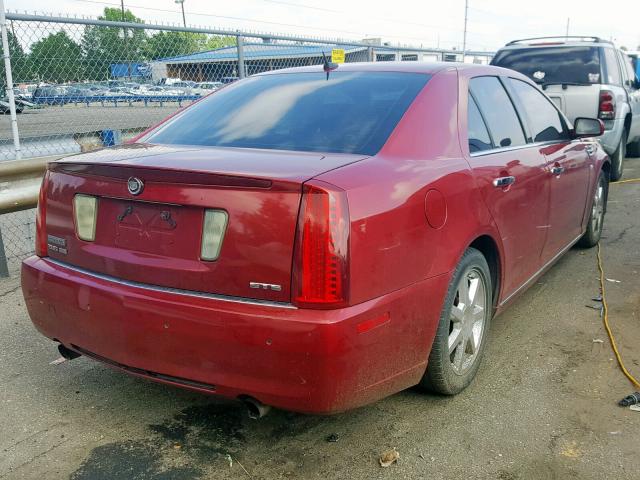 1G6DW67V480104851 - 2008 CADILLAC STS RED photo 4